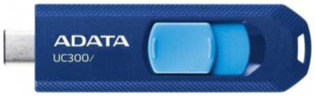 Накопитель USB 3.2 64GB A-Data ACHO-UC300-64G-RNB/BU UC300, TypeC, синий/голубой 9698415389