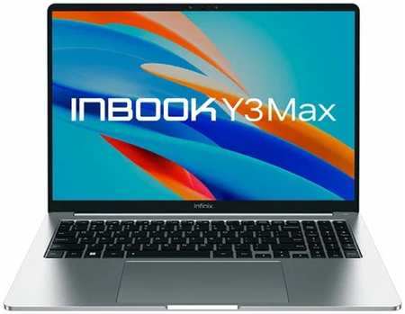 Ноутбук Infinix Inbook Y3 MAX YL613 71008301568 i3-1215U/8GB/512GB SSD/UHD Graphics/16″ FHD IPS/WiFi/BT/cam/noOS/silver 9698415916