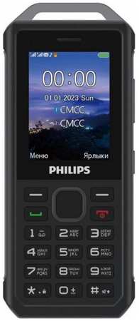 Мобильный телефон Philips Xenium E2317 серый моноблок 2Sim 2.4″ 240x320 32Gb Nucleus 0.3Mpix GSM900/1800 MP3 FM microSDHC 9698416059