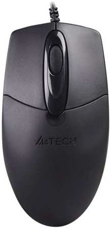 Мышь A4Tech OP-720S черная оптическая (1200dpi) silent USB (3but) 1938395 9698416497
