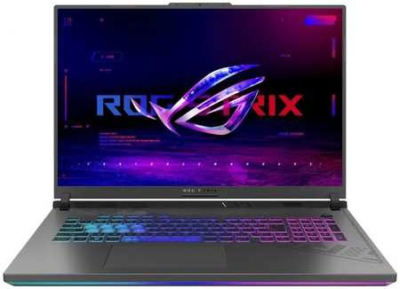 Игровой ноутбук ASUS ROG Strix G18 G814JV-N5080 90NR0CM1-M004Z0 i7 13650HX/16GB/1TB SSD/GeForce RTX4060 8GB/18″ IPS WUXGA/WiFi/BT/cam/noOS/grey 9698417378