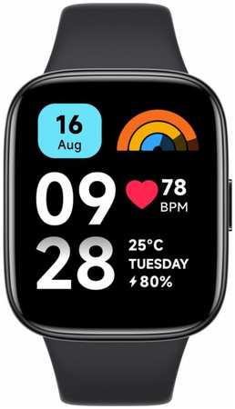 Часы Xiaomi BHR7266GL Redmi Watch 3 Active Black M2235W1 9698417642