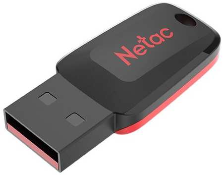 Накопитель USB 2.0 4GB Netac NT03U197N-004G-20BK U197, черный/красный 9698418724