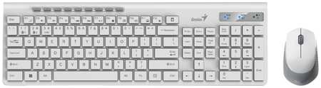 Клавиатура и мышь Wireless Genius SlimStar 8230 31340015402 клавиатура: 104 кл., кнопка SmartGenius, клавиши типа «Chocolate», мембранная; мышь: оптич 9698419671