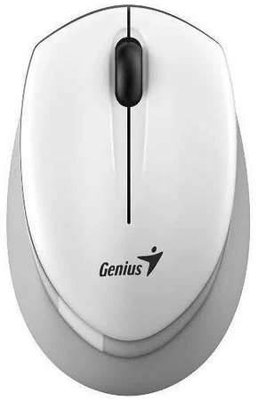 Мышь Wireless Genius NX-7009 31030030402 white grey, бесшумная, 3 кнопки 9698419672
