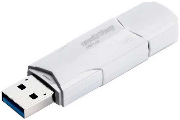 Накопитель USB 2.0 4GB SmartBuy SB4GBCLU-W Clue