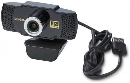 Веб-камера Exegate BusinessPro C922 2K Tripod EX294581RUS (матрица 1/3″ 4Мп, 2560x1440, 30fps, 4-линзовый объектив, USB, ручной фокус, микрофон с шумо 9698420771