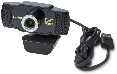 Веб-камера Exegate BusinessPro C922 2K EX294578RUS (матрица 1/3″ 4Мп, 2560x1440, 30fps, -линзовый объектив (стекло), ручной фокус, USB, микрофон с шум 9698420772