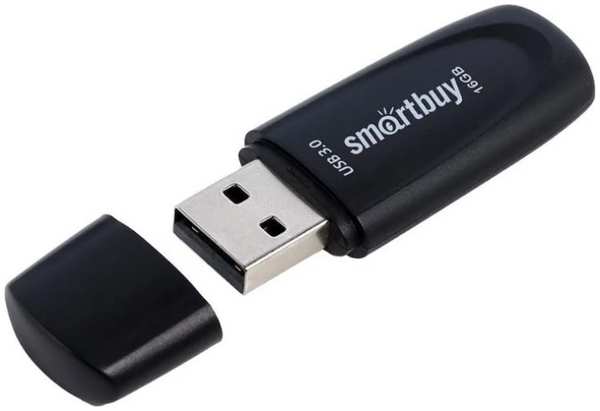 Накопитель USB 3.0 16GB SmartBuy SB016GB3SCK Scout чёрный 9698420802