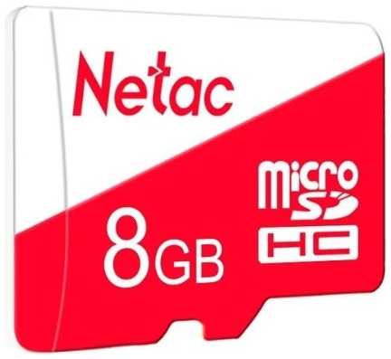 Карта памяти MicroSDHC 8GB Netac NT02P500ECO-008G-S P500 Eco Class 10 без адаптера