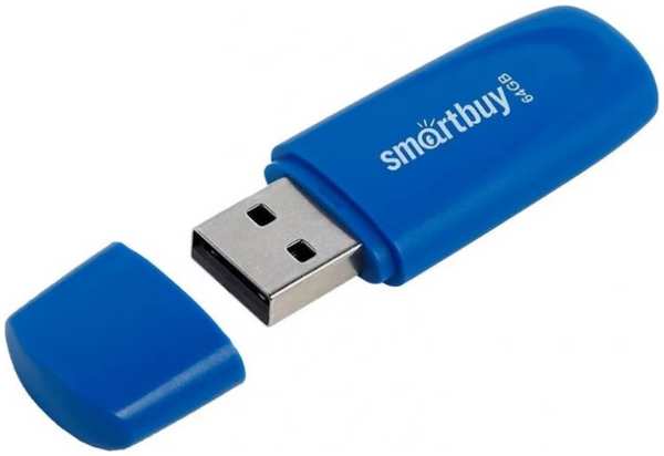 Накопитель USB 2.0 64GB SmartBuy SB064GB2SCB Scout синий 9698420815