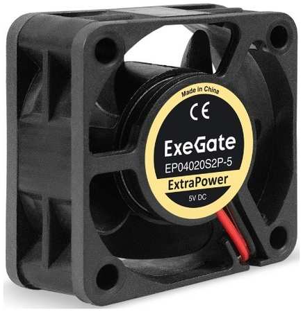 Вентилятор для корпуса Exegate EX295197RUS 40x40x20 мм, 7000rpm, 7.62CFM, 30.5dBA, 2-pin 9698420916