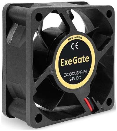 Вентилятор для корпуса Exegate EX295205RUS 60x60x25 мм, 5100rpm, 26.3CFM, 34dBA, 2-pin 9698420926