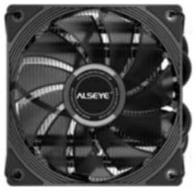 Кулер ALSEYE S37-4 LGA1700/1200/115X, AM4 (92mm fan, 800-3000RPM, 4-Pin pwm, 130W, Retail)