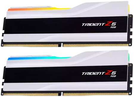 Модуль памяти DDR5 48GB (2*24GB) G.Skill F5-8000J4048F24GX2-TZ5RW TRIDENT Z5 RGB 8000MHz CL40 1.35V радиатор White 9698421768