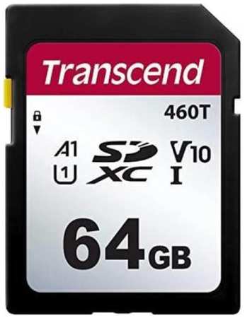 Промышленная карта памяти SDXC 64Gb Transcend TS64GSDC460T 460T A1/U1/V30, 3D TLC BiCS5
