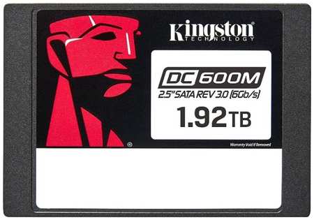 Накопитель SSD 2.5'' Kingston SEDC600M/1920G DC600M 1.92TB SATA 6Gb/s 3D TLC 560/530MB/s IOPS 94K/78K TBW 3504 DWPD 1 9698423217
