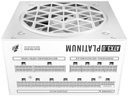 Блок питания ATX 1STPLAYER HA-1300BA3-WH NGDP Platinum 1300W , APFC, 80 PLUS Platinum, 120mm fa