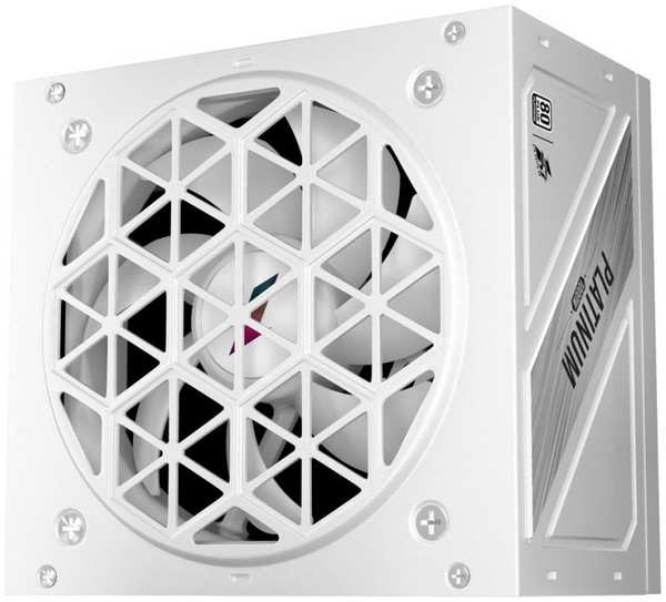 Блок питания ATX 1STPLAYER HA-1000BA3-WH NGDP Platinum 1000W , APFC, 80 PLUS Platinum, 120mm fan, full modular