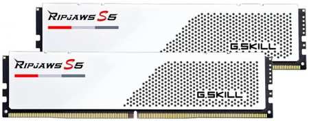 Модуль памяти DDR5 32GB (2*16GB) G.Skill F5-6000J3238F16GX2-RS5W RIPJAWS S5 PC5-48000 6000MHz CL32 1.35V
