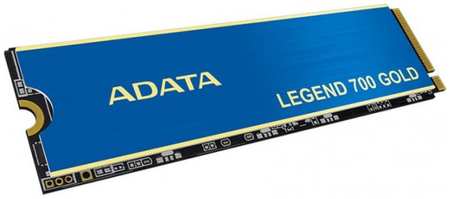Накопитель SSD M.2 2280 ADATA SLEG-700G-2TCS-S48 LEGEND 700 GOLD 2TB PCIe Gen3 x4 2000/1600MB/s IOPS 130K/280K MTBF 1.5M 480 TBW 9698424707