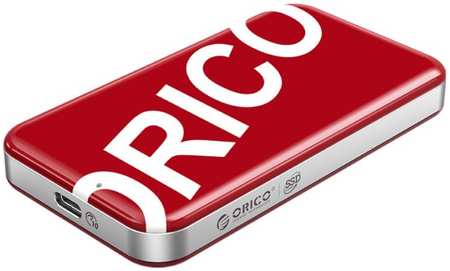 Внешний SSD USB 3.2 Gen 2 Type-C Orico ORICO-SUPRE-10G-500G-RD-BP 500GB