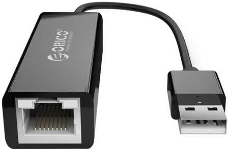 Адаптер Orico ORICO-UTK-U2-BK-BP USB-A 2.0(m)/RJ45(f), черный 9698425791