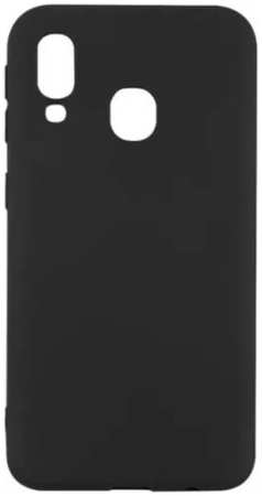 Чехол - накладка mObility УТ000020998 софт тач для смартфона Samsung Galaxy A40 2019, силикон, черный 9698425916