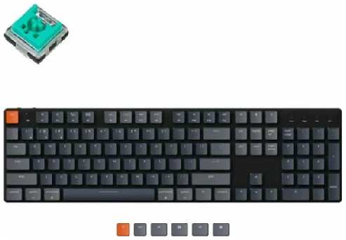 Клавиатура Wireless Keychron K5SE механическая ультратонкая, Full Size, RGB подсветка, Mint Switch 9698426017