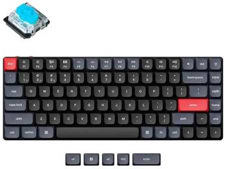 Клавиатура Wireless Keychron K3 Pro K3P-H2 механическая ультратонкая QMK, 84 клавиши, RGB-подсветка, Gateron Blue Switch 9698426090