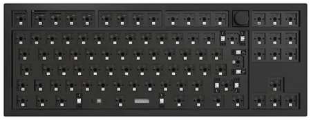 Клавиатура Keychron Q3 механическая, QMK TKL Knob, алюминиевый корпус, RGB подсветка, Barebone, черный 9698426927