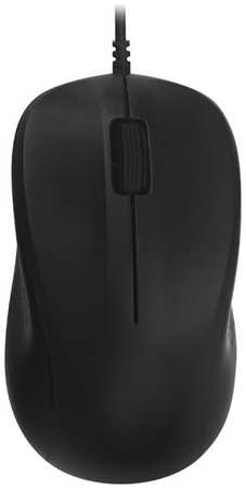 Мышь CBR CM 131c Black оптическая, USB, 1200 dpi, 3 кнопки и колесо прокрутки, ABS-пластик, возможность нанесения логотипа, длина кабеля 2 м, цвет чёр 9698427039