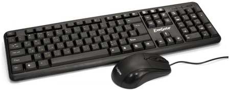 Клавиатура и мышь Exegate Professional Standard Combo MK120-OEM EX287139RUS влагозащищенная 104кл., мышь оптич. 1000dpi, 3 кн. и колесо прокрутки; USB 9698427894