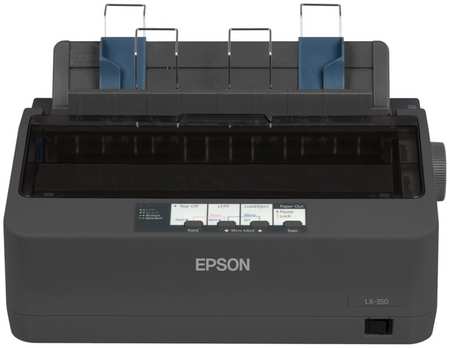 Принтер матричный Epson LX-350 C11CC24032 (Формат А4, ширина печати 80 колонок, скорость 357 зн./сек. (12 cpi) в режиме HSD, интерфейсы: USB, LPT,COM