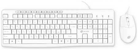 Клавиатура и мышь Oklick 1875257 клав:белая мышь:белая USB Multimedia (1875257) 9698428860