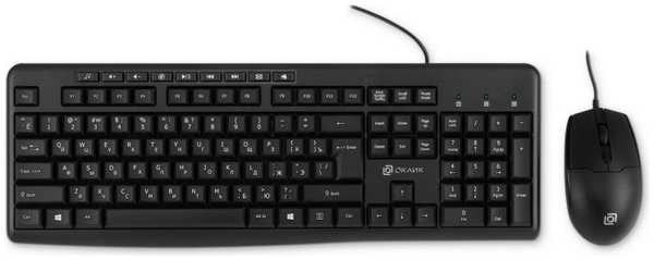 Клавиатура и мышь Oklick 1875246 клав:черная мышь:черная USB Multimedia (1875246) 9698428861