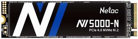 Накопитель SSD M.2 2280 Netac NT01NV5000N-2T0-E4X NV5000 2TB PCIe Gen4*4 NVMe 1.4 5000/4400MB/s IOPS 600K/600K 1400 TBW MTBF 2M 9698429086