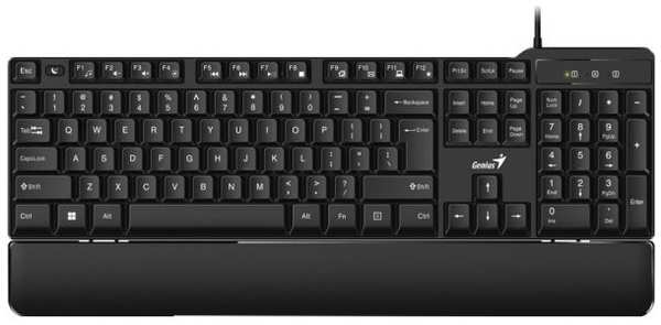 Клавиатура Genius KB-100XP 31310050402 USB, BLACK. 104 клавиши + кнопка SmartGenius, кабель 1.5 м 9698429101