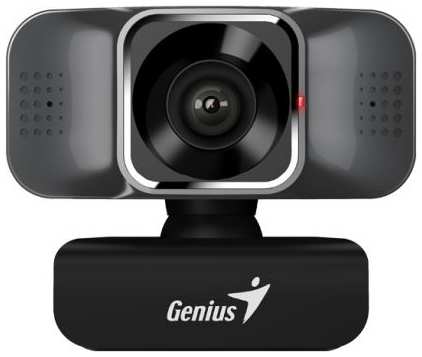 Веб-камера Genius FaceCam Quiet 32200005400 Iron , широкоугольный объектив 118 гр, микрофон, 1080p Full HD, 30 кадр. в сек, шумоподавление, кабель