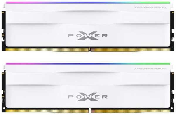 Модуль памяти DDR5 32GB (2*16GB) Silicon Power SP032GXLWU600FDH XPOWER Zenith RGB PC5-48000 6000MHz CL40 1.35V white 9698429245