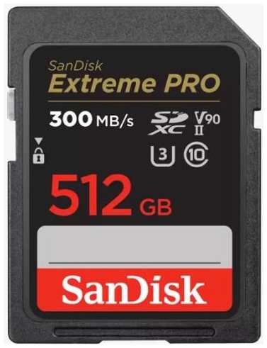 Карта памяти SDXC 512GB SanDisk SDSDXDK-512G-GN4IN Extreme PRO, UHS-II, C10, U3, V90, 300/260MB/s 9698430480