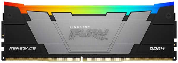 Модуль памяти DDR4 16GB (2*8GB) Kingston FURY KF432C16RB2AK2/16 Renegade RGB XMP 3200MHz CL16 1RX8 1.35V 8Gbit