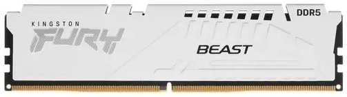 Модуль памяти DDR5 16GB Kingston FURY KF560C40BW-16 Beast White XMP 6000MHz CL40 1RX8 1.35V 16Gbit 9698430895