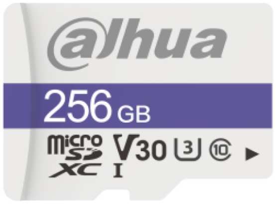 Карта памяти MicroSDXC 256GB Dahua DHI-TF-C100/256GB C10/U3/V30 UHS-I FAT32 90MB/s/95MB/s 9698431171