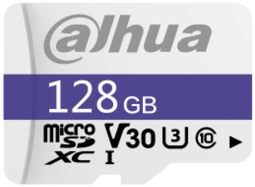Карта памяти MicroSDXC 128GB Dahua DHI-TF-C100/128GB C10/U3/V30 UHS-I FAT32 95MB/s/65MB/s 9698431172
