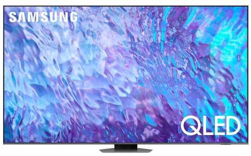 Телевизор Samsung QE98Q80CAUXRU Series 8 серебристый 4K Ultra HD 100Hz DVB-T2 DVB-C DVB-S2 USB WiFi Smart TV 9698431568
