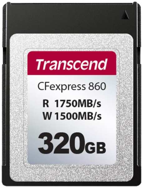 Карта памяти 320GB Transcend TS320GCFE860 CFExpress Card Gen3x2, SLC mode 9698432401