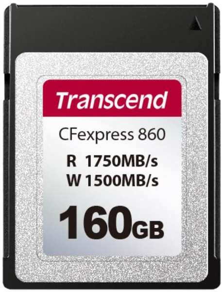 Карта памяти 160GB Transcend TS160GCFE860 CFExpress Card Gen3x2, SLC mode 9698432407