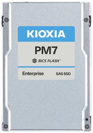 Накопитель SSD 2.5'' Toshiba (KIOXIA) KPM71VUG12T8 PM7-V 12.8TB SAS 24G TLC 4100/3700 MB/s IOPs 720K/330K TBW 70080 DWPD 3