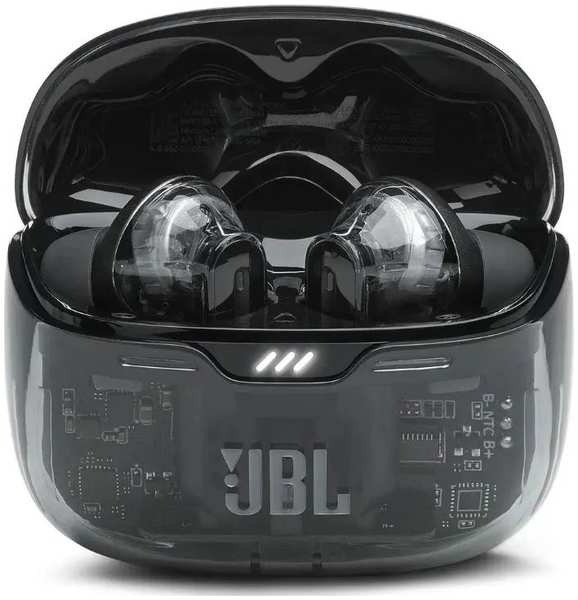 Наушники беспроводные JBL Tune Beam Ghost вкладыши, черные, BT, в ушной раковине (2000625) 9698432902